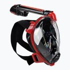 Cressi Duke Dry full face mask for snorkelling black and red XDT005058