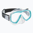 Cressi Estrella clear/aquamarine children's diving mask