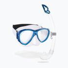 Cressi Samoa + Mexico clear/blue diving set