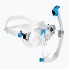 Cressi Marea + Seal Dry Jr clear/azure dive set