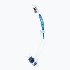 Cressi Itaca Ultra Dry clear/aquamarine snorkel