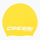 Cressi Loira Long Hair swimming cap yellow/white