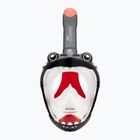 Children's full-face snorkelling mask Cressi Kiddy Full Face Jr black/clear/red