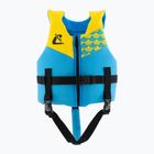 Children's swimming vest Cressi Froggy azure/yellow