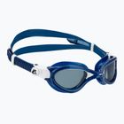 Swim goggles Cressi Flash blue metal/white smoked