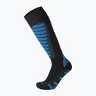 Ski socks Mico Heavy Weight Superthermo Primaloft Merino Ski nero/azzurro