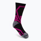 Mico Medium Weight X-Performance X-C Ski socks black/pink CA00146