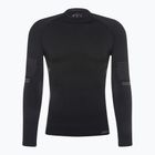 Men's Mico M1 Mock Neck thermal T-shirt black IN07021