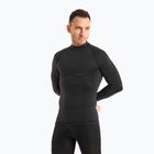 Men's thermal active sweatshirt Mico Odor Zero Mock Neck nero