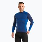 Men's Mico Warm Control Round Neck thermal T-shirt blue IN01850