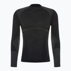 Men's Mico Warm Control Round Neck thermal T-shirt black IN01850