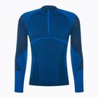 Men's thermal active sweatshirt Mico Warm Control Zip Neck piombo