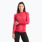 Women's Mico Warm Control Round Neck thermal T-shirt pink IN01855