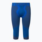 Men's Mico Warm Control 3/4 thermal pants blue CM01854