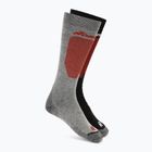 Ski socks Nordica Uni 2.0 2 pairs grey/red+black/red