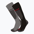 Nordica ski socks Uni 2.0 2 pairs grey/anthra/black/antra