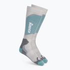 Children's ski socks Nordica Tech Junior grey/lichen blue/cool grey