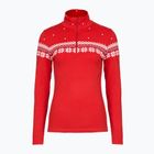 Women's thermal sweatshirt Newland Hilde Half Zip red/white
