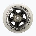 Rollerblade wheels with bearings FILA Wheels+A7+Alus 8mm white