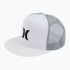 Men's Hurley Icon Solid Flat Trucker cap white