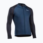 Northwave Blade 4 LS men's cycling jersey deep blue / black