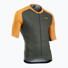 Men's Northwave Force Evo forest green cycling jersey