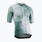 Men's cycling jersey Northwave Blade white/sage green