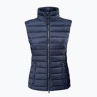 Eqode by Equiline Degry navy blue women's equestrian sleeveless jacket Q56002