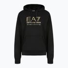 Men's sweatshirt EA7 Emporio Armani Train Visibility Hoodie black / gold
