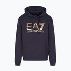 Men's sweatshirt EA7 Emporio Armani Train Logo Series Big Logo Hoodie armani blue