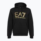 Men's sweatshirt EA7 Emporio Armani Train Logo Series Big Logo Hoodie black