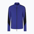 Men's sweatshirt EA7 Emporio Armani Ski Kitzbuhel Power Stretch Colorblock T-Top Fz clematis blue