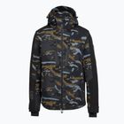 Men's ski jacket EA7 Emporio Armani Ski Kitzbuhel Protectum7 Graphic brown camou
