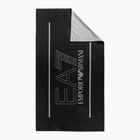 EA7 Emporio Armani Water Sports Active black w/grey logo towel