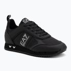 Shoes EA7 Emporio Armani Black & White Carbon triple black / silver logo