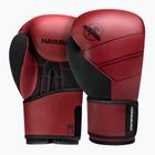 Hayabusa S4 Leather red boxing gloves