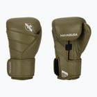Hayabusa T3 Kanpeki olive green boxing gloves
