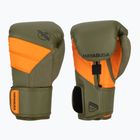 Hayabusa T3 green/orange boxing gloves