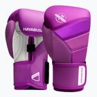 Hayabusa T3 Neon neon purple boxing gloves