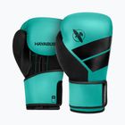 Hayabusa S4 teal boxing gloves