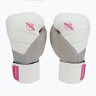 Hayabusa T3 boxing gloves white and pink T314G