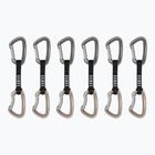 Grivel ALL-Round Alpha 6 pack 11 cm black/yellow climbing quickdraw set