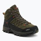 Men's trekking boots CMP Rigel Mid Wp olive/flame