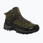 Men's trekking boots CMP Rigel Mid Wp olive/flame