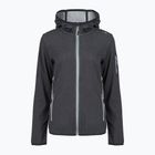 Women's trekking sweatshirt CMP 34H6376 Fix Hood nero/cemento