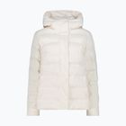 Women's insulated jacket CMP 35K3666 Fix Hood b.co gesso/blue ink