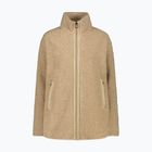 Women's coat CMP 35P3846 Long Teddy Highloft cookie