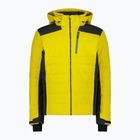 Men's ski jacket CMP 35W0127 Zip Hood gold green