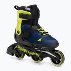 Children's roller skates Rollerblade Microblade 3WD Jr blue royal/lime