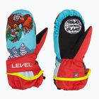 Children's ski gloves Level Animal red
